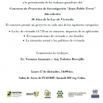 Presentación del libro de la 2da edición del Concurso de investigación Juan Pablo Terra: Vivienda.