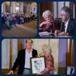Homenaje: Juan Pablo Terra. Autor de la ley 13.728 Plan nacional de vivienda y creador del cooperativismo de vivienda. Salón de fiestas del Palacio Legislativo.