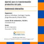 Conferencia: agro y desarrollo