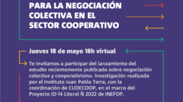 Presentación de la publicación: Estudio de algunas áreas críticas para la negociación colectiva en el sector cooperativo