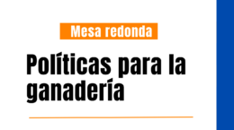 Mesa redonda: Políticas para la ganadería